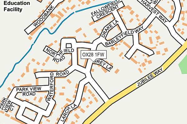 OX28 1FW map - OS OpenMap – Local (Ordnance Survey) OX28 1FW map - OS OpenMap – Local (Ordnance Survey)