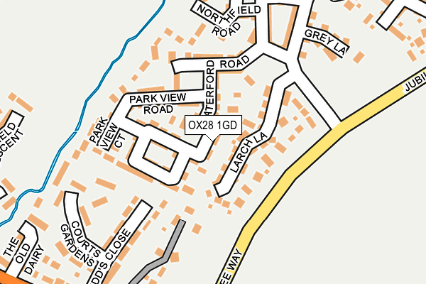 OX28 1GD map - OS OpenMap – Local (Ordnance Survey) OX28 1GD map - OS OpenMap – Local (Ordnance Survey)