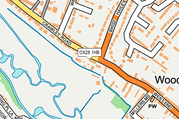OX28 1HB map - OS OpenMap – Local (Ordnance Survey) OX28 1HB map - OS OpenMap – Local (Ordnance Survey)