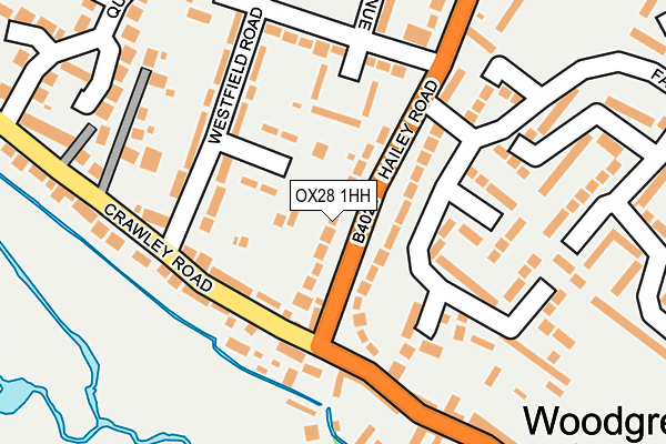 OX28 1HH map - OS OpenMap – Local (Ordnance Survey) OX28 1HH map - OS OpenMap – Local (Ordnance Survey)