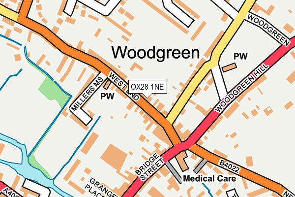 OX28 1NE map - OS OpenMap – Local (Ordnance Survey) OX28 1NE map - OS OpenMap – Local (Ordnance Survey)