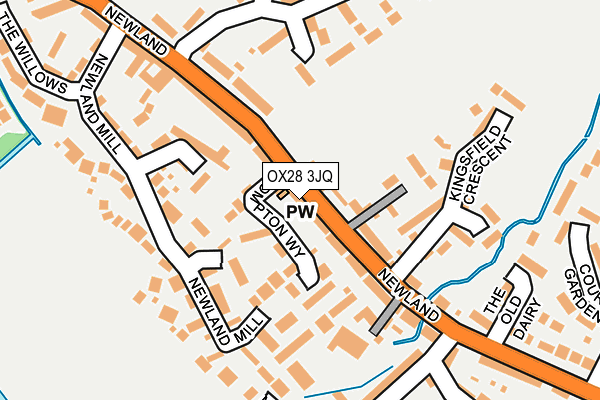OX28 3JQ map - OS OpenMap – Local (Ordnance Survey) OX28 3JQ map - OS OpenMap – Local (Ordnance Survey)