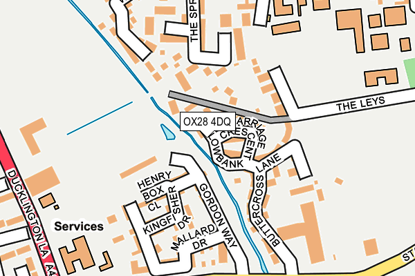 OX28 4DQ map - OS OpenMap – Local (Ordnance Survey) OX28 4DQ map - OS OpenMap – Local (Ordnance Survey)