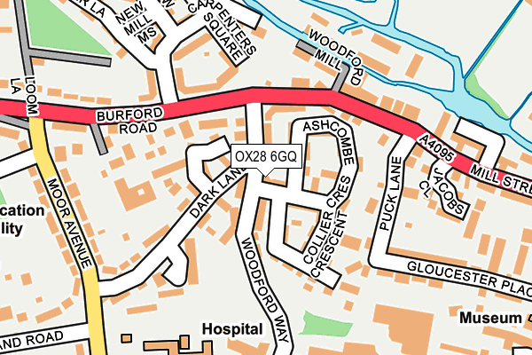 OX28 6GQ map - OS OpenMap – Local (Ordnance Survey) OX28 6GQ map - OS OpenMap – Local (Ordnance Survey)
