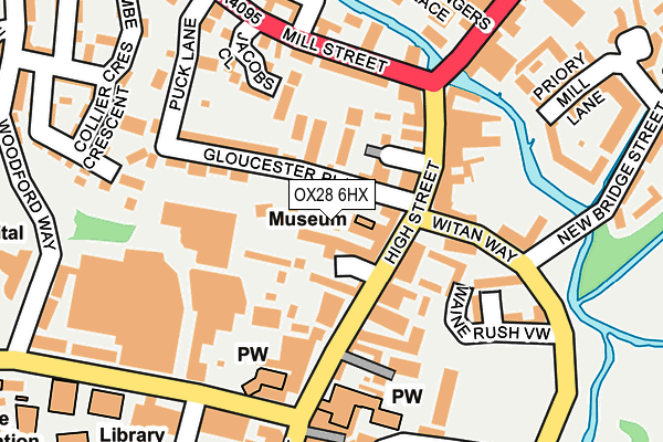 OX28 6HX map - OS OpenMap – Local (Ordnance Survey) OX28 6HX map - OS OpenMap – Local (Ordnance Survey)