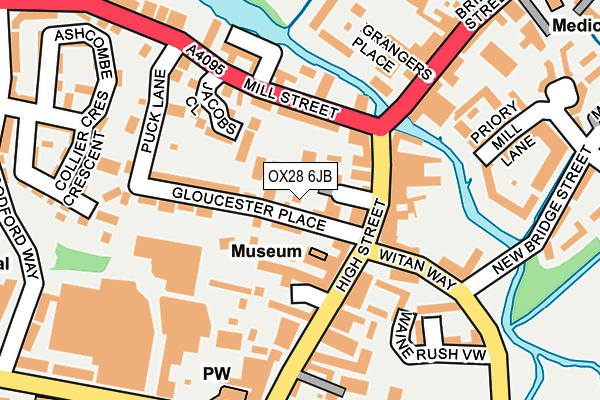 OX28 6JB map - OS OpenMap – Local (Ordnance Survey) OX28 6JB map - OS OpenMap – Local (Ordnance Survey)