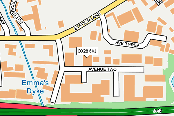 OX28 6XJ map - OS OpenMap – Local (Ordnance Survey) OX28 6XJ map - OS OpenMap – Local (Ordnance Survey)