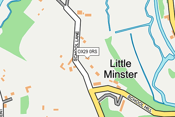 OX29 0RS map - OS OpenMap – Local (Ordnance Survey) OX29 0RS map - OS OpenMap – Local (Ordnance Survey)