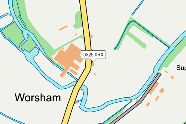 OX29 0RX map - OS OpenMap – Local (Ordnance Survey) OX29 0RX map - OS OpenMap – Local (Ordnance Survey)