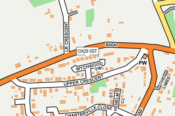 OX29 0ST map - OS OpenMap – Local (Ordnance Survey) OX29 0ST map - OS OpenMap – Local (Ordnance Survey)