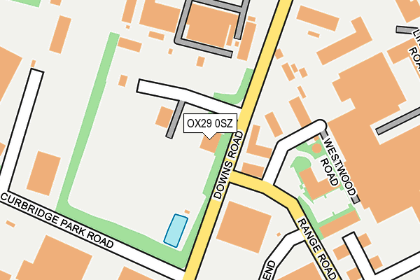 OX29 0SZ map - OS OpenMap – Local (Ordnance Survey) OX29 0SZ map - OS OpenMap – Local (Ordnance Survey)