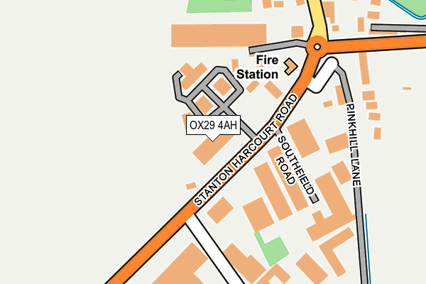 OX29 4AH map - OS OpenMap – Local (Ordnance Survey) OX29 4AH map - OS OpenMap – Local (Ordnance Survey)