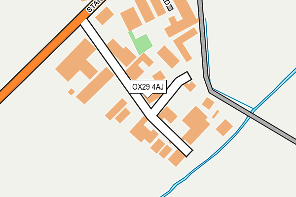 OX29 4AJ map - OS OpenMap – Local (Ordnance Survey) OX29 4AJ map - OS OpenMap – Local (Ordnance Survey)