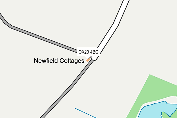 OX29 4BG map - OS OpenMap – Local (Ordnance Survey) OX29 4BG map - OS OpenMap – Local (Ordnance Survey)