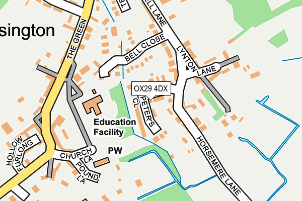 OX29 4DX map - OS OpenMap – Local (Ordnance Survey) OX29 4DX map - OS OpenMap – Local (Ordnance Survey)