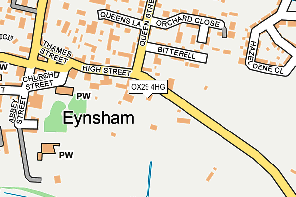 OX29 4HG map - OS OpenMap – Local (Ordnance Survey) OX29 4HG map - OS OpenMap – Local (Ordnance Survey)