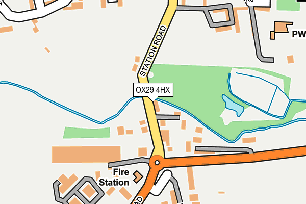 OX29 4HX map - OS OpenMap – Local (Ordnance Survey) OX29 4HX map - OS OpenMap – Local (Ordnance Survey)