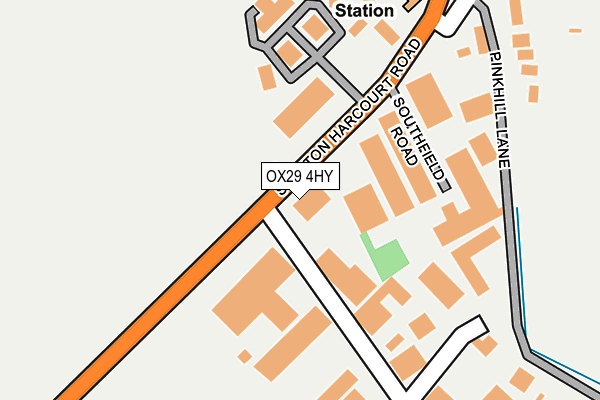 OX29 4HY map - OS OpenMap – Local (Ordnance Survey) OX29 4HY map - OS OpenMap – Local (Ordnance Survey)