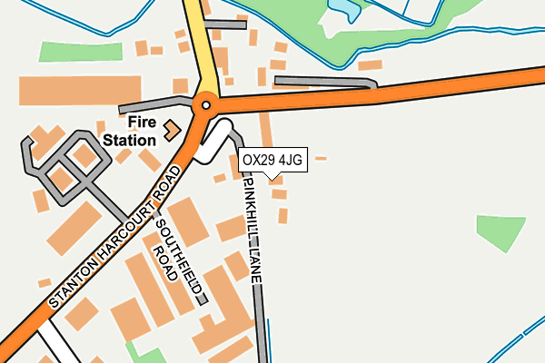 OX29 4JG map - OS OpenMap – Local (Ordnance Survey) OX29 4JG map - OS OpenMap – Local (Ordnance Survey)