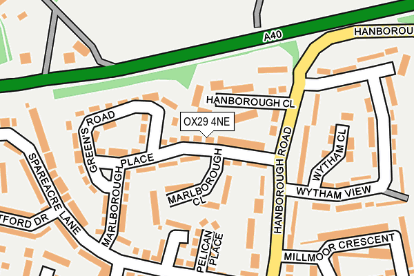 OX29 4NE map - OS OpenMap – Local (Ordnance Survey) OX29 4NE map - OS OpenMap – Local (Ordnance Survey)