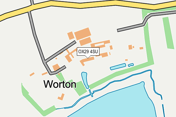 OX29 4SU map - OS OpenMap – Local (Ordnance Survey) OX29 4SU map - OS OpenMap – Local (Ordnance Survey)