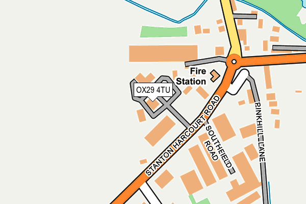 OX29 4TU map - OS OpenMap – Local (Ordnance Survey) OX29 4TU map - OS OpenMap – Local (Ordnance Survey)