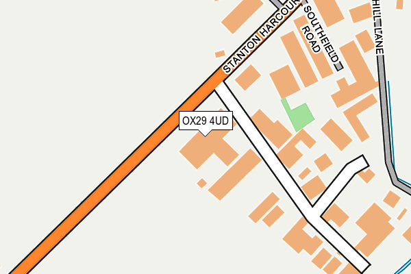 OX29 4UD map - OS OpenMap – Local (Ordnance Survey) OX29 4UD map - OS OpenMap – Local (Ordnance Survey)