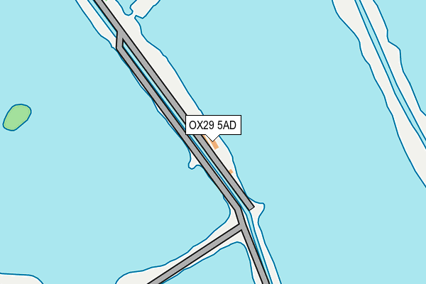 OX29 5AD map - OS OpenMap – Local (Ordnance Survey) OX29 5AD map - OS OpenMap – Local (Ordnance Survey)