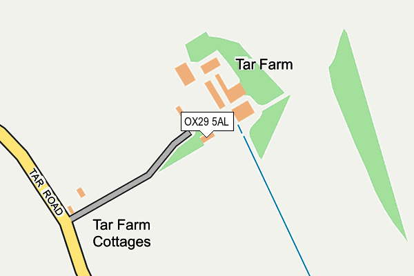 OX29 5AL map - OS OpenMap – Local (Ordnance Survey) OX29 5AL map - OS OpenMap – Local (Ordnance Survey)