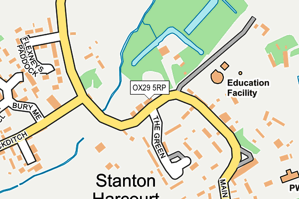 OX29 5RP map - OS OpenMap – Local (Ordnance Survey) OX29 5RP map - OS OpenMap – Local (Ordnance Survey)