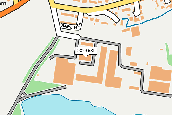 OX29 5SL map - OS OpenMap – Local (Ordnance Survey) OX29 5SL map - OS OpenMap – Local (Ordnance Survey)