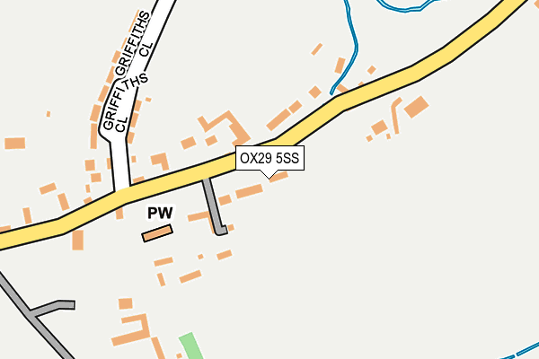 OX29 5SS map - OS OpenMap – Local (Ordnance Survey) OX29 5SS map - OS OpenMap – Local (Ordnance Survey)