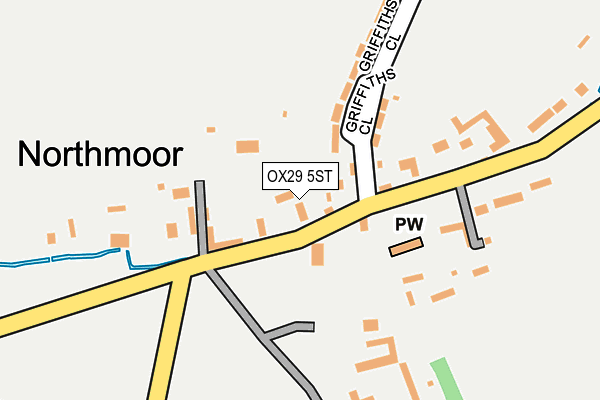 OX29 5ST map - OS OpenMap – Local (Ordnance Survey) OX29 5ST map - OS OpenMap – Local (Ordnance Survey)