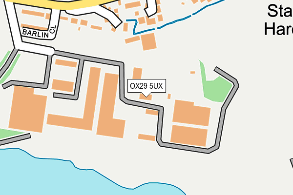 OX29 5UX map - OS OpenMap – Local (Ordnance Survey) OX29 5UX map - OS OpenMap – Local (Ordnance Survey)
