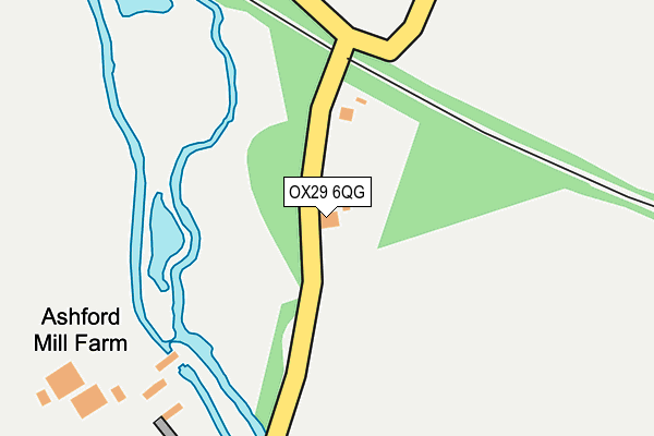 OX29 6QG map - OS OpenMap – Local (Ordnance Survey) OX29 6QG map - OS OpenMap – Local (Ordnance Survey)