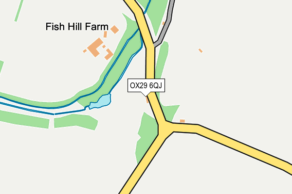 OX29 6QJ map - OS OpenMap – Local (Ordnance Survey) OX29 6QJ map - OS OpenMap – Local (Ordnance Survey)