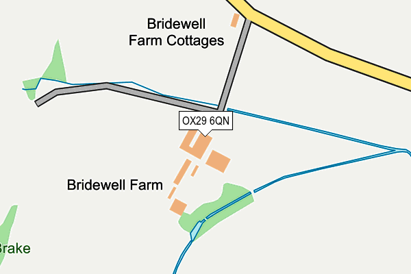 OX29 6QN map - OS OpenMap – Local (Ordnance Survey) OX29 6QN map - OS OpenMap – Local (Ordnance Survey)