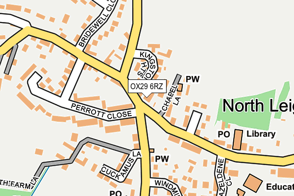 OX29 6RZ map - OS OpenMap – Local (Ordnance Survey) OX29 6RZ map - OS OpenMap – Local (Ordnance Survey)