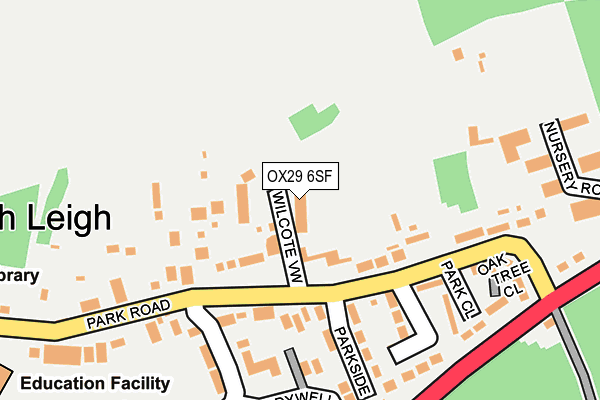OX29 6SF map - OS OpenMap – Local (Ordnance Survey) OX29 6SF map - OS OpenMap – Local (Ordnance Survey)