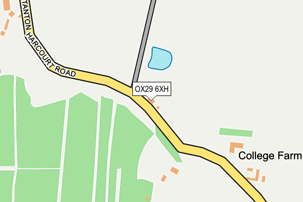 OX29 6XH map - OS OpenMap – Local (Ordnance Survey) OX29 6XH map - OS OpenMap – Local (Ordnance Survey)