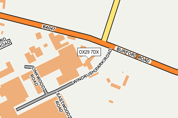 OX29 7DX map - OS OpenMap – Local (Ordnance Survey) OX29 7DX map - OS OpenMap – Local (Ordnance Survey)
