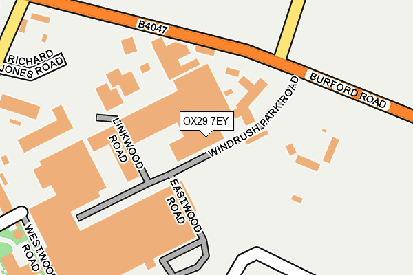 OX29 7EY map - OS OpenMap – Local (Ordnance Survey) OX29 7EY map - OS OpenMap – Local (Ordnance Survey)