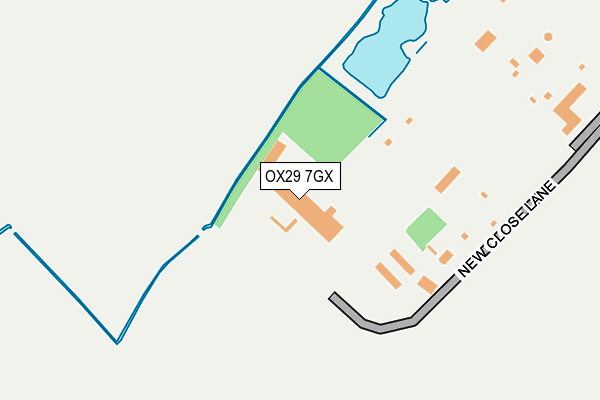 OX29 7GX map - OS OpenMap – Local (Ordnance Survey) OX29 7GX map - OS OpenMap – Local (Ordnance Survey)