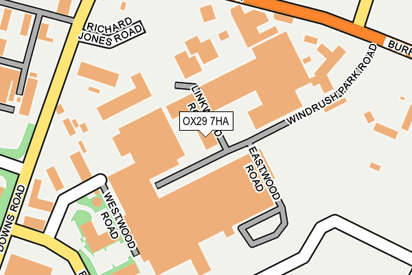 OX29 7HA map - OS OpenMap – Local (Ordnance Survey) OX29 7HA map - OS OpenMap – Local (Ordnance Survey)