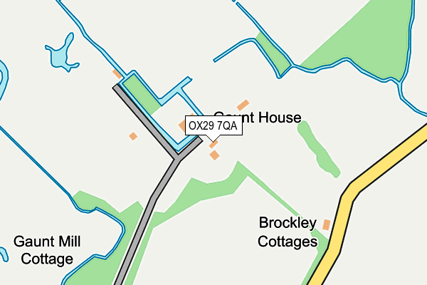 OX29 7QA map - OS OpenMap – Local (Ordnance Survey) OX29 7QA map - OS OpenMap – Local (Ordnance Survey)