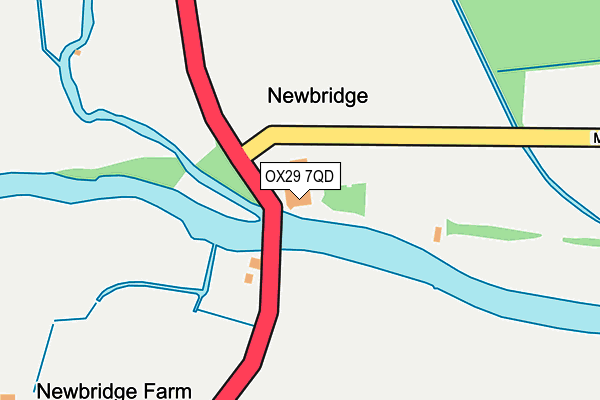 OX29 7QD map - OS OpenMap – Local (Ordnance Survey) OX29 7QD map - OS OpenMap – Local (Ordnance Survey)