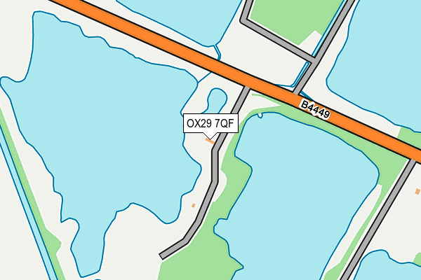 OX29 7QF map - OS OpenMap – Local (Ordnance Survey) OX29 7QF map - OS OpenMap – Local (Ordnance Survey)