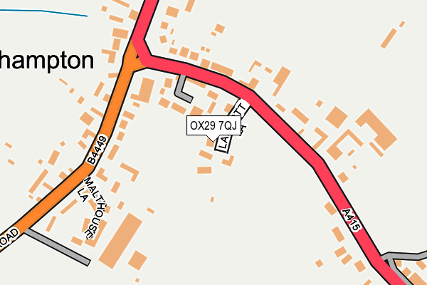 OX29 7QJ map - OS OpenMap – Local (Ordnance Survey) OX29 7QJ map - OS OpenMap – Local (Ordnance Survey)