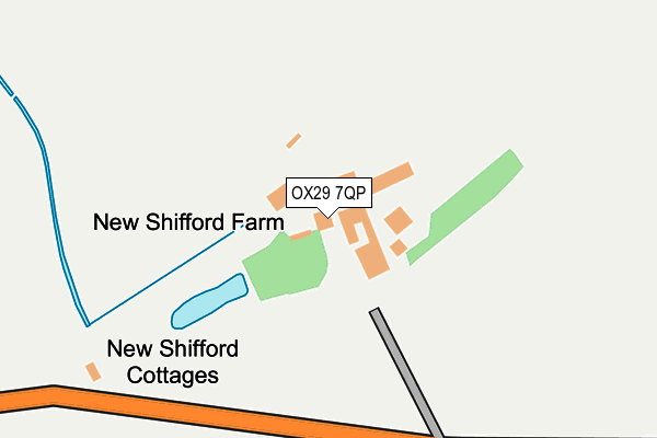 OX29 7QP map - OS OpenMap – Local (Ordnance Survey) OX29 7QP map - OS OpenMap – Local (Ordnance Survey)