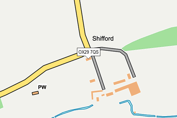 OX29 7QS map - OS OpenMap – Local (Ordnance Survey) OX29 7QS map - OS OpenMap – Local (Ordnance Survey)